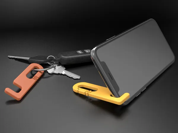 Porte-clés support téléphone