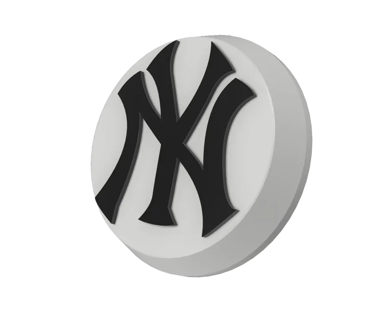 Extruder Wheel Cap Button / Center Cap New York Yankees Logo for A1 / A1mini