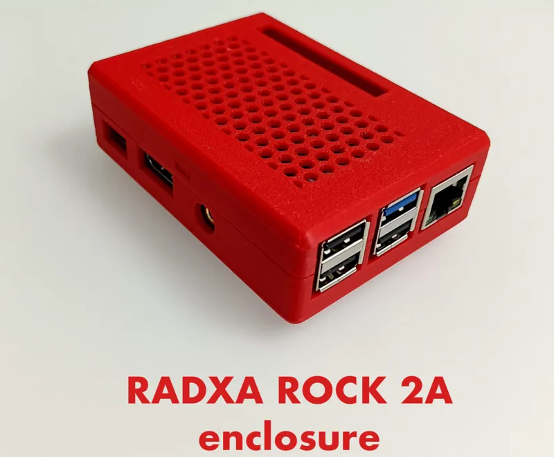 Enclosure for the "Radxa Rock 2A" SBC