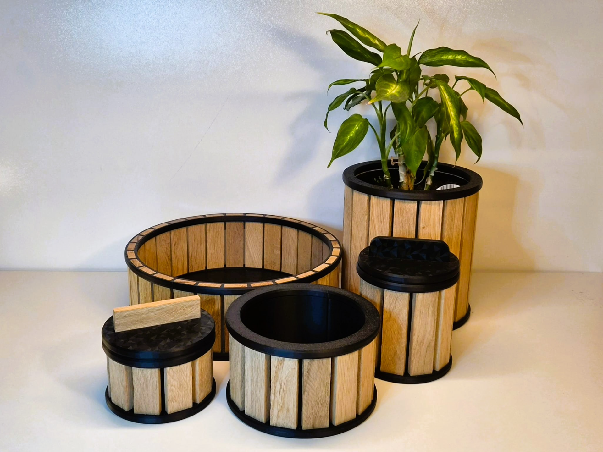Klötzchen | anpassbar | Schale | Blumentopf | Dose