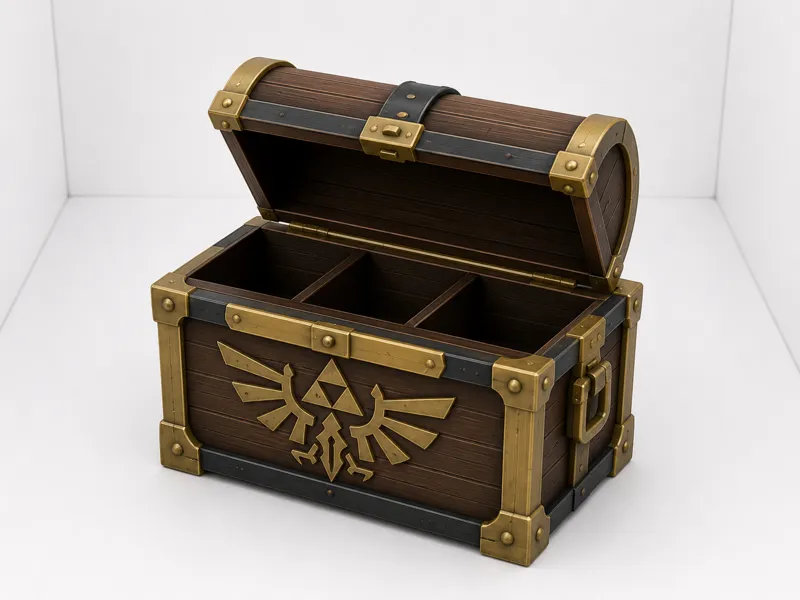 Hylian Treasure Chest Desk Organizer