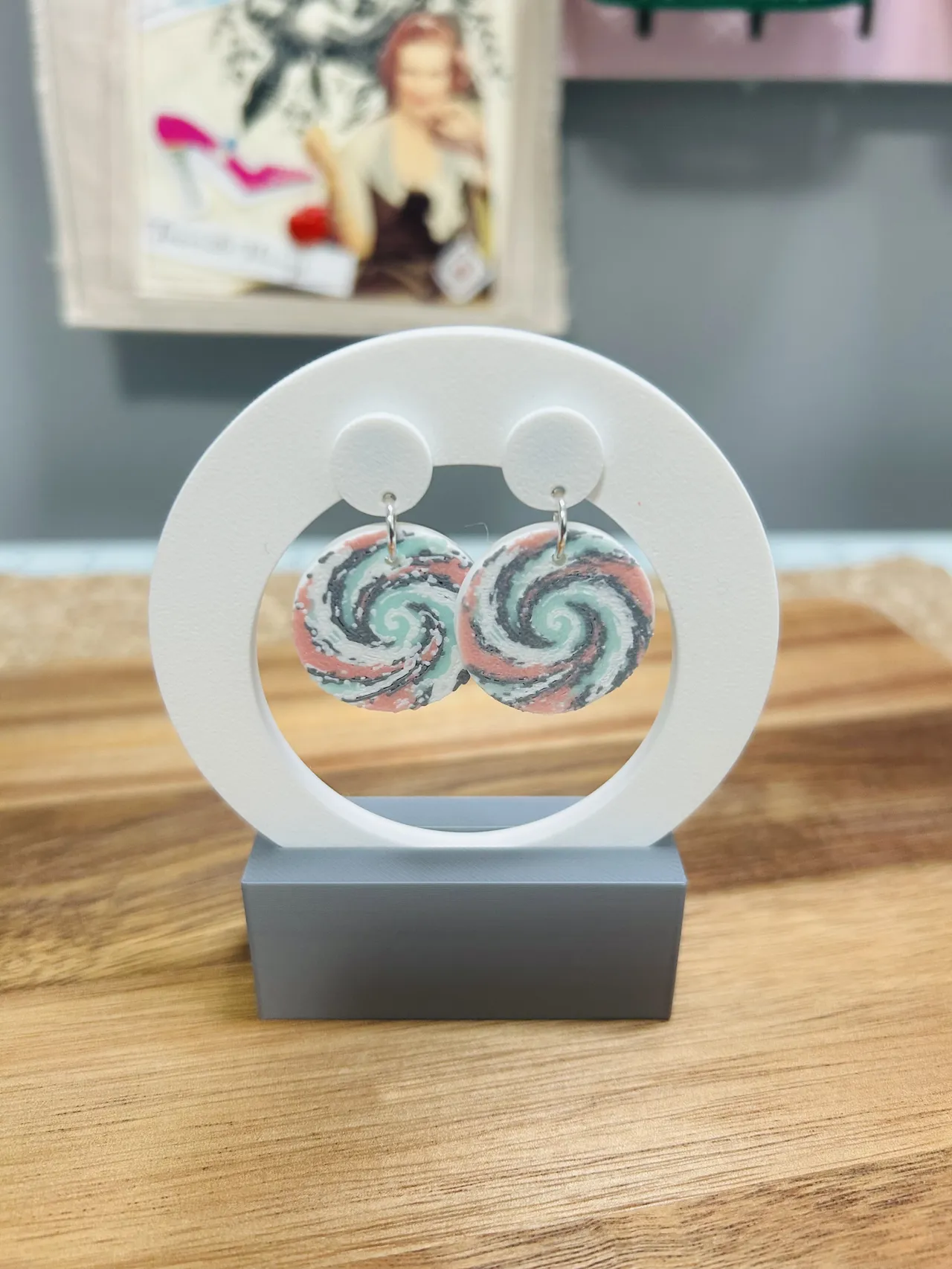 Van Gogh Inspired Earrings view 4