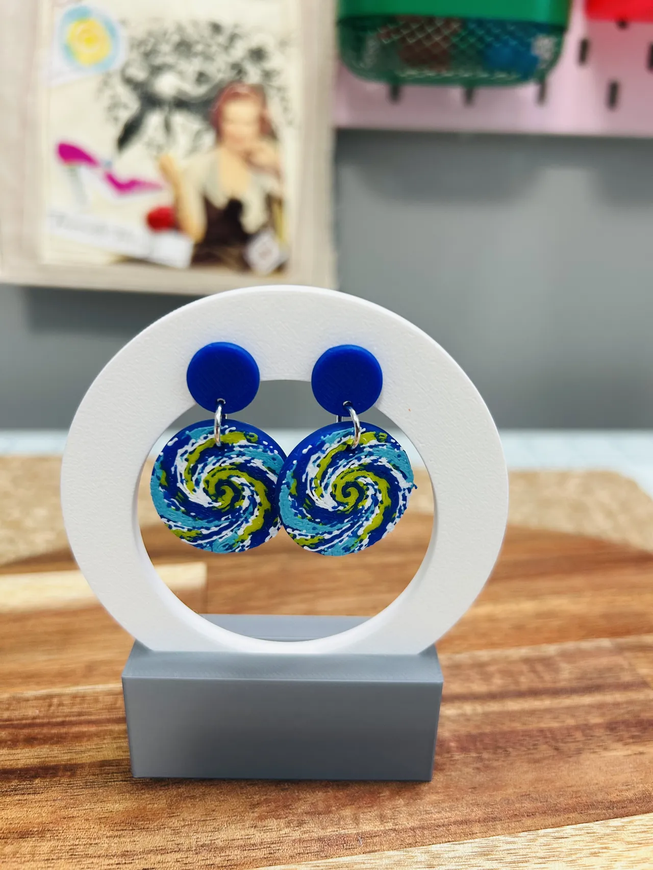 Van Gogh Inspired Earrings view 2