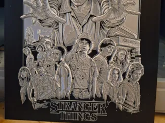 Stranger Things affiche - HUEFORGE