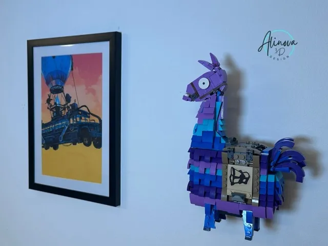 Fortnite Llama Wall Mount for Brick 77071