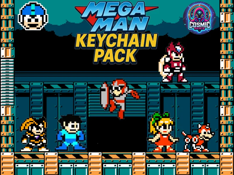 Megaman Keychain Pack