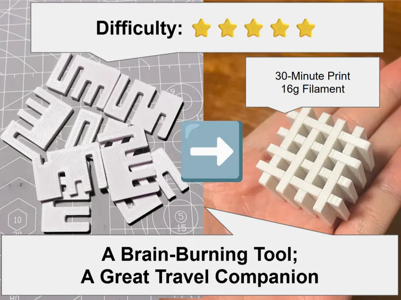 Travel Cube Puzzle