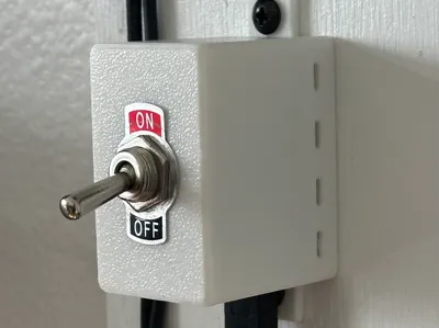Toggle Switch Box - Fits ESP32