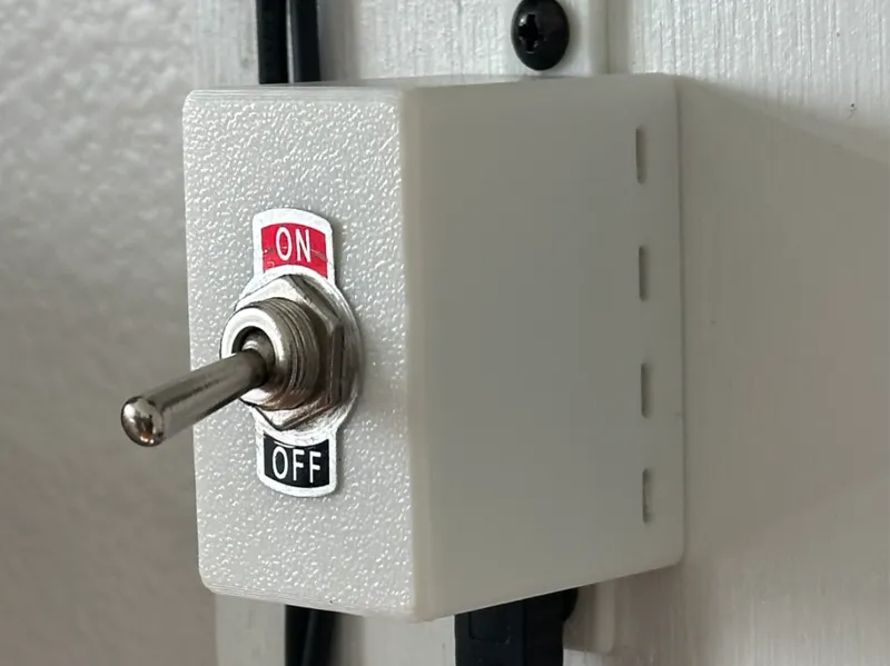 Toggle Switch Box - Fits ESP32
