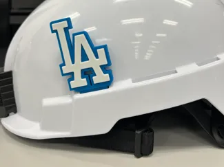 LA helmet hard hat clip