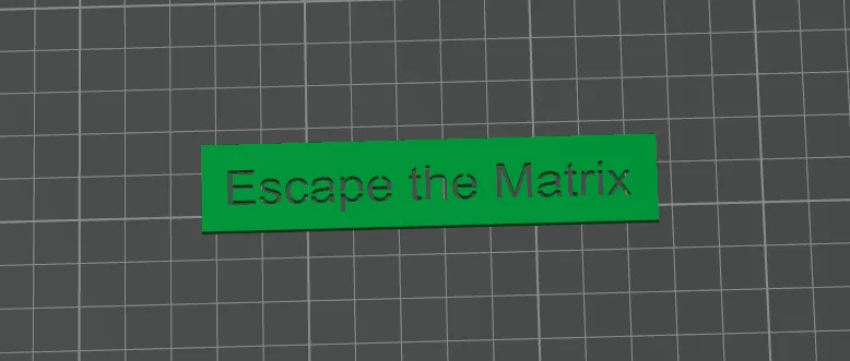 Lesezeichen Escape the Matrix