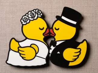 Rubber duck Bride & Groom – Wedding Duck