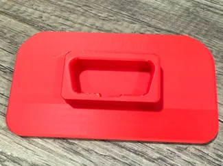 Snap On slotted OBD dongle holder
