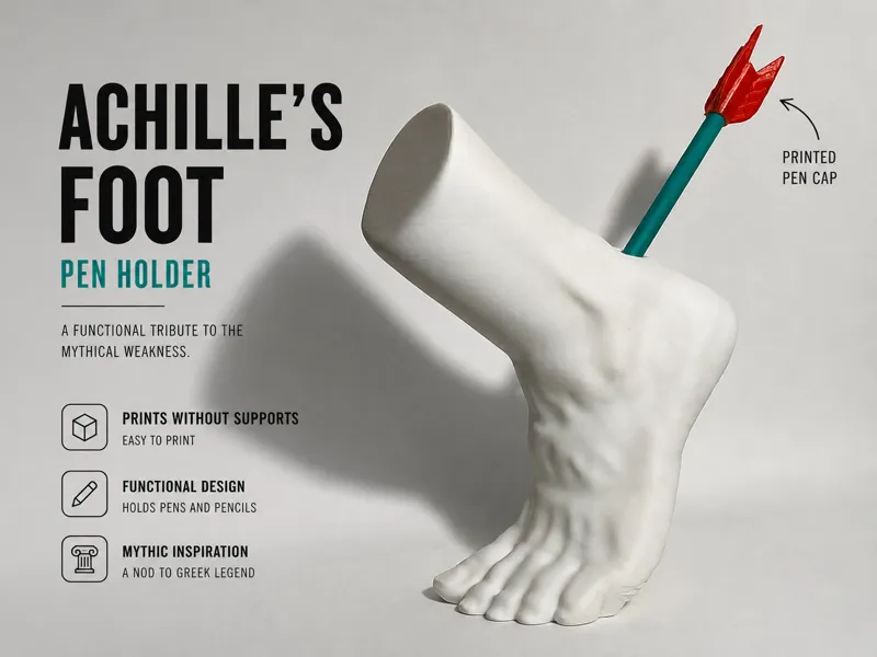 Achilles' Heel Pen Holder - No Supports