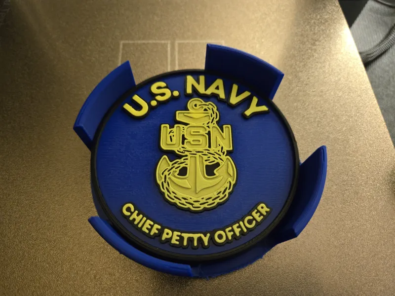 US Navy Chief Petty Officer Coasters
