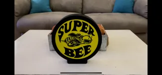Super Bee Logo LED Light Box