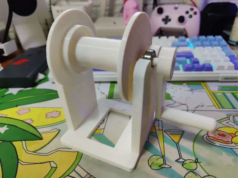 Simple 608 bearing consumables reel 简易608轴承耗材卷线器