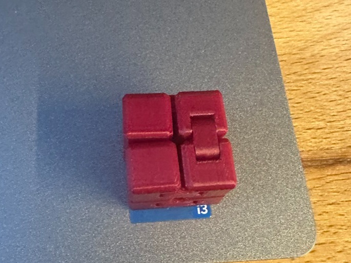 Micro Infinity Cube (10mm) PETG-Trenn-Trick
