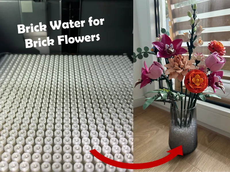 Brick Water for Brick Flowers (1x1 round tiles)