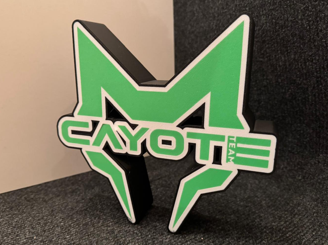 LED Lightbox "Cayote" Logo als Lichtbox V2