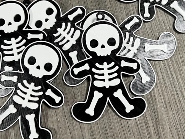 Skeleton Gingerbread Man (ornament)