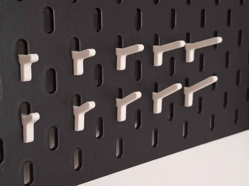 Ikea Skadis minimal hooks