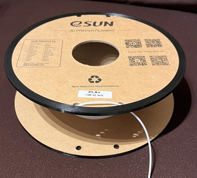 ESun Cardboard Spool Ring snug fit