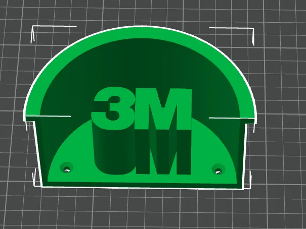 3d haedset wall mount