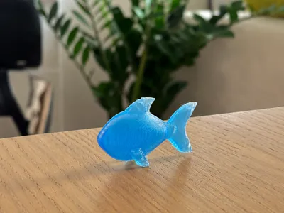 Minimalist Cute Fish - tiny toy