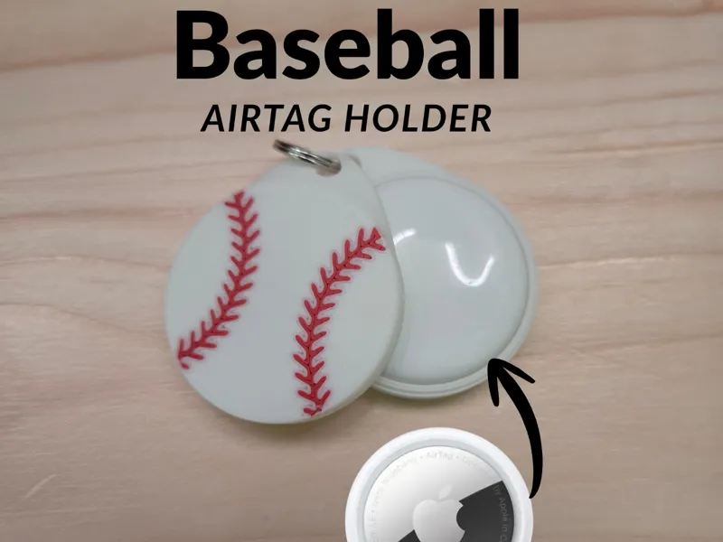 Baseball AirTag Holder
