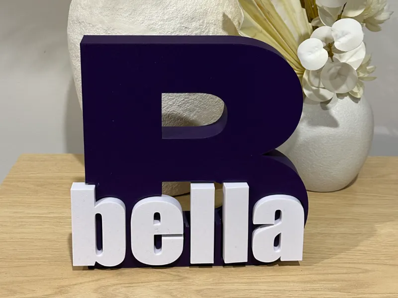 Free Standing Letter Name