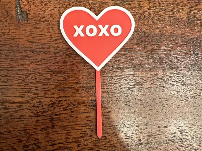 Valentine’s Day Heart Cake Toppers (AMS Optimized)