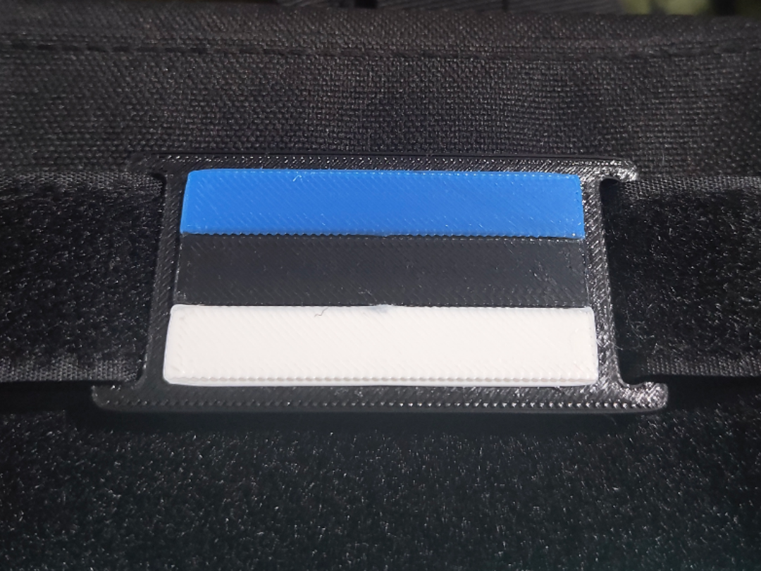 Estonia Molle flag 3D model