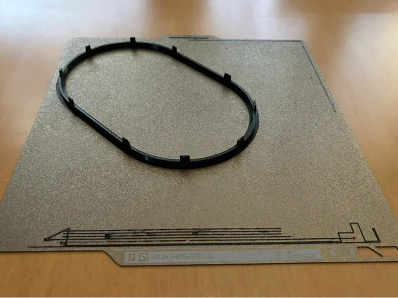 plant pot coaster oval 125x195x10