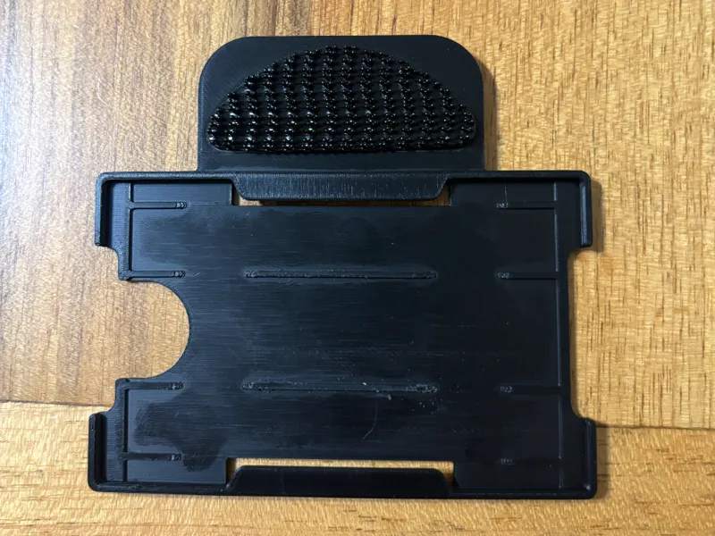 Porta badge, carta d'identità con velcro adesivo