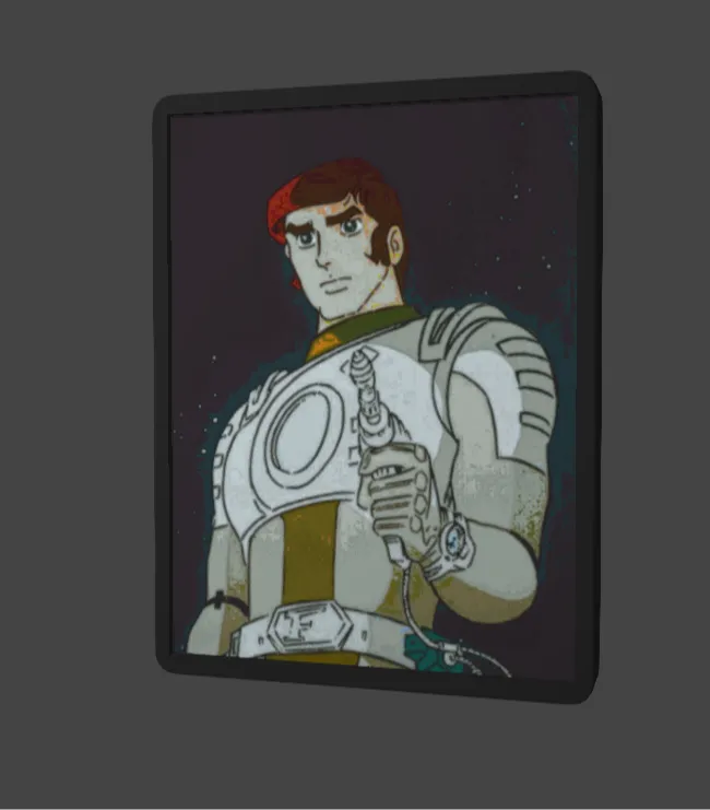 Captain Future Lithophane