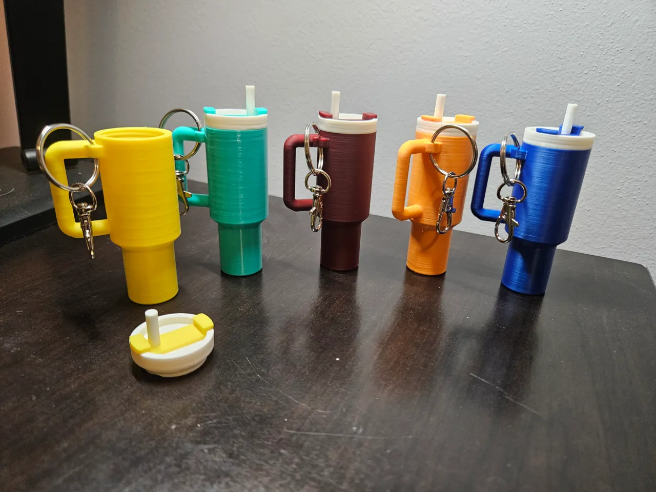 Drink Tumbler Keychain Chapstick Holder view 2