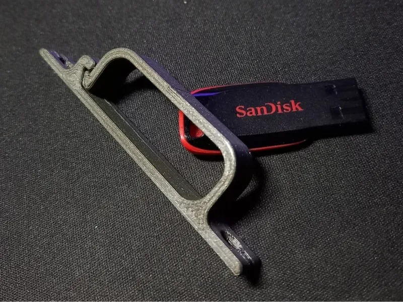 Simple under desk cable management hook