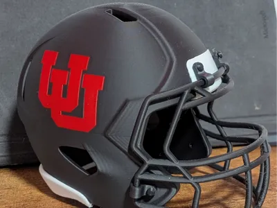 Mini Utah Utes Football Helmet