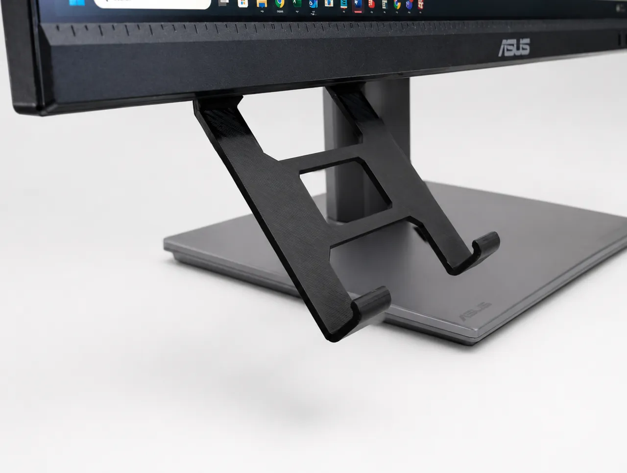 Under-Monitor Phone Holder view 2