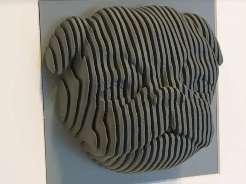 Carlin — sculpture en couches (décoration murale)