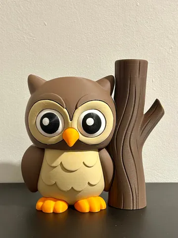 Accesorio para impresora 3D: Cute Owl _ NO AMS — vista de referencia 2