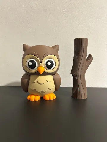 Accesorio para impresora 3D: Cute Owl _ NO AMS — vista de referencia 4