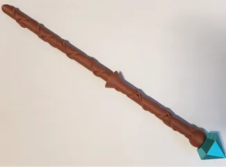Custom Wand - Diamond with Vines