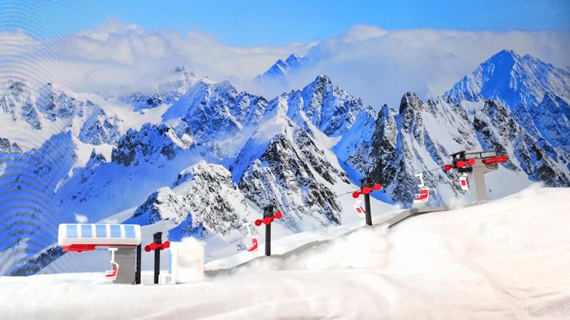 Custom Length Ski Chairlift