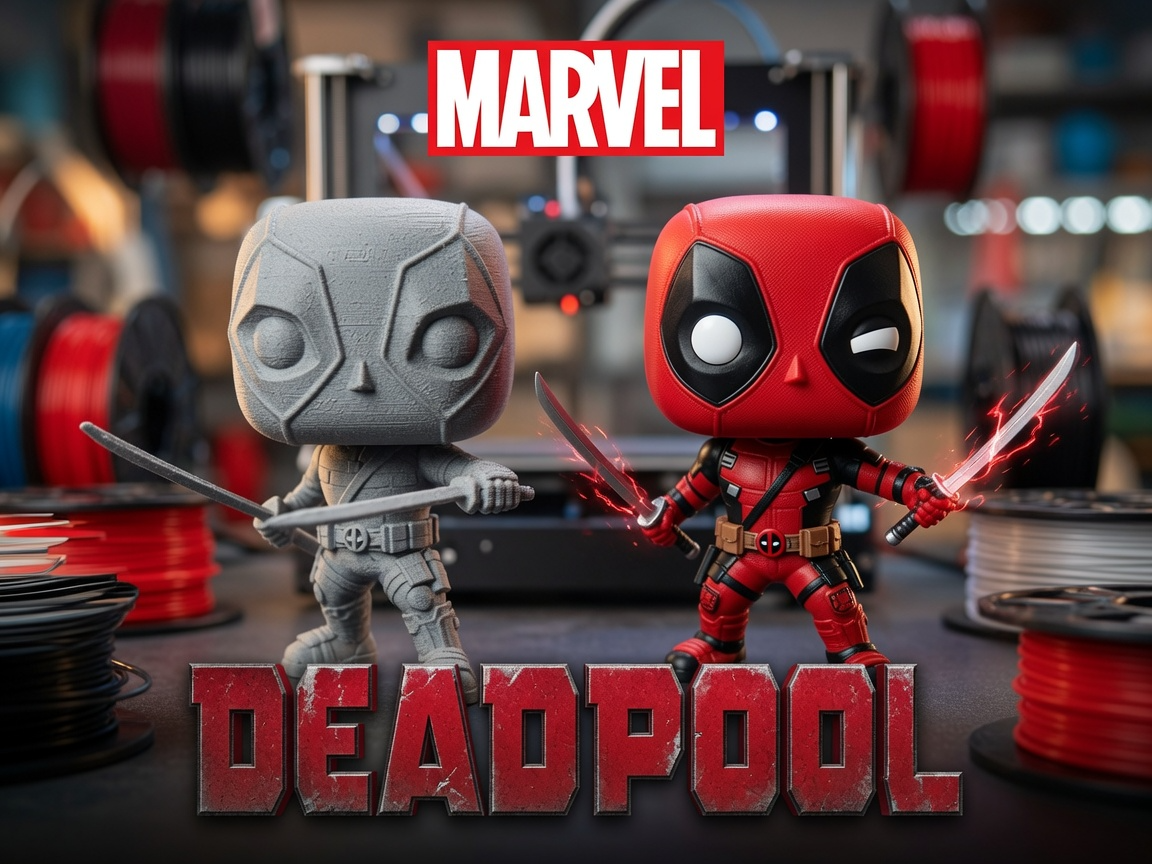 Deadpool – Chibi Dual Katana