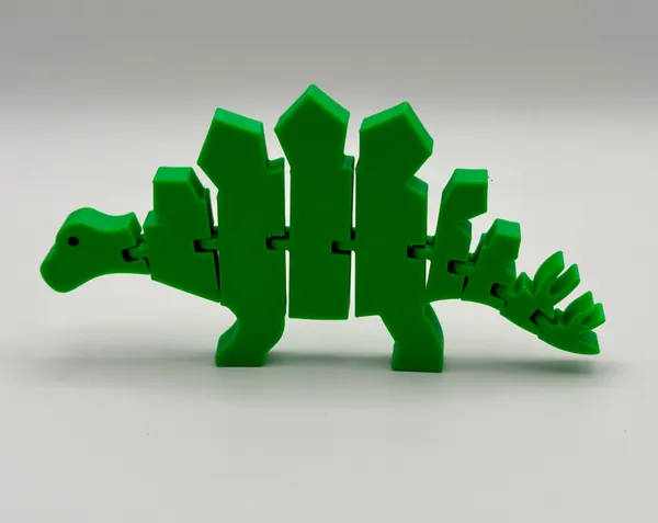 Stégosaure flexible articulé