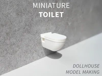 Miniature toilet