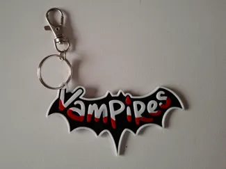 Vampires SMP Logo Keychain