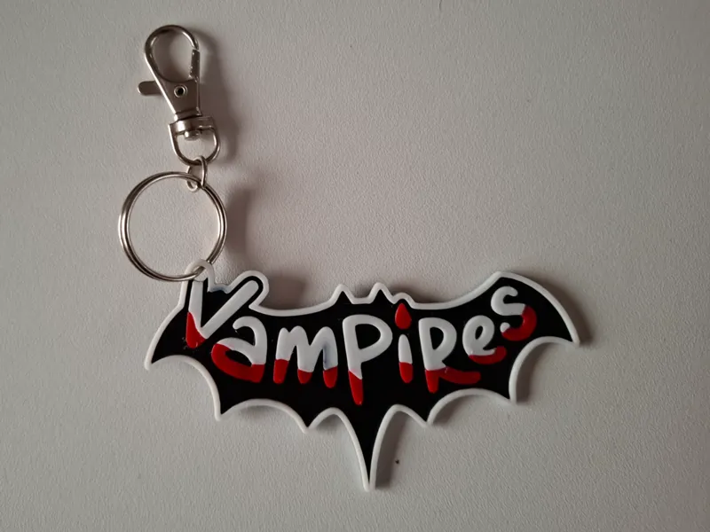 Vampires SMP Logo Keychain